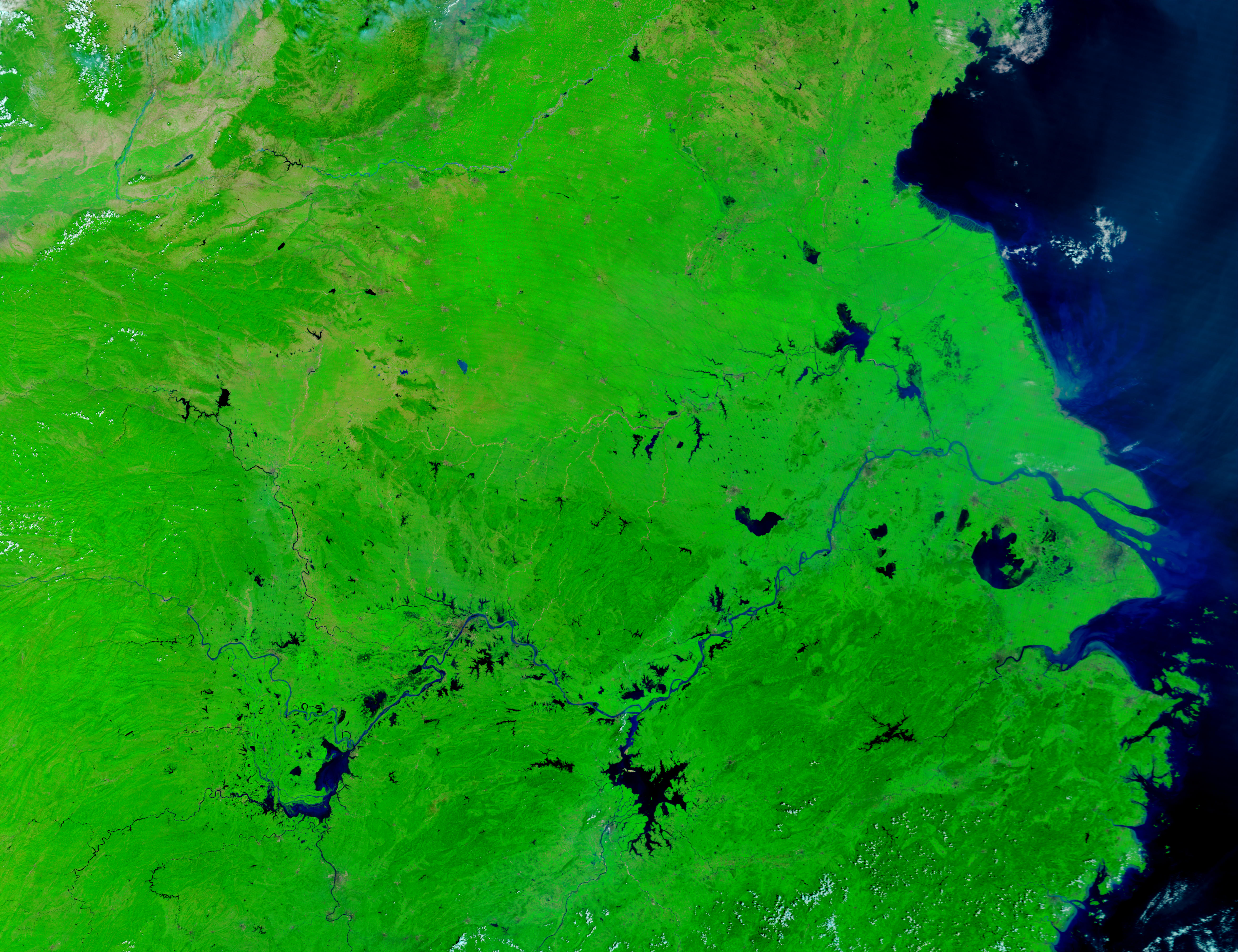 Yangtze River, China (false color) - related image preview