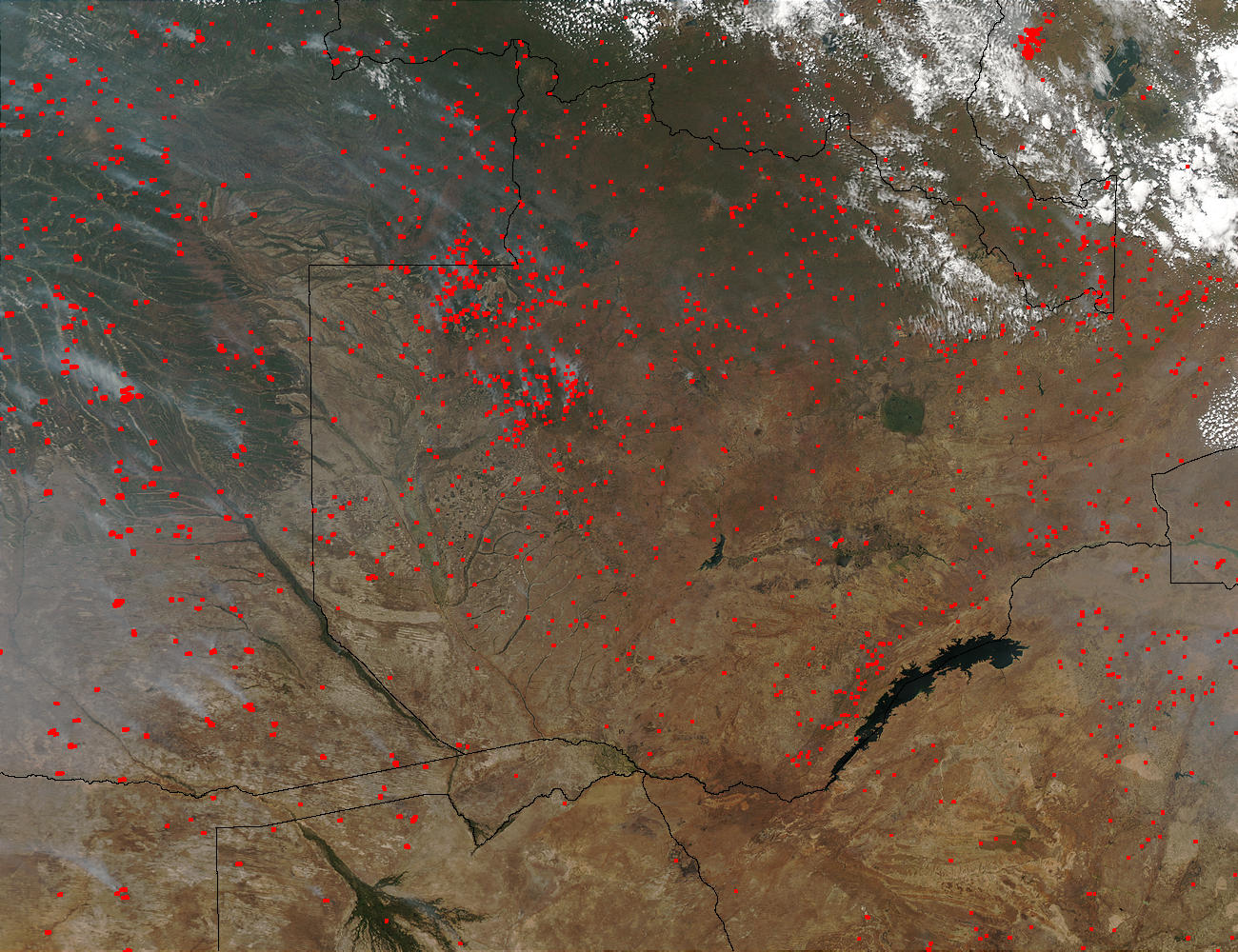 Fires in Zambia and Angola - related image preview