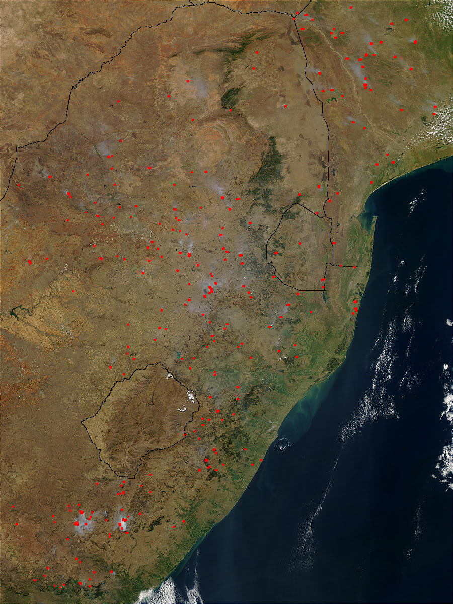 Fires in South Africa and Mozambique - related image preview