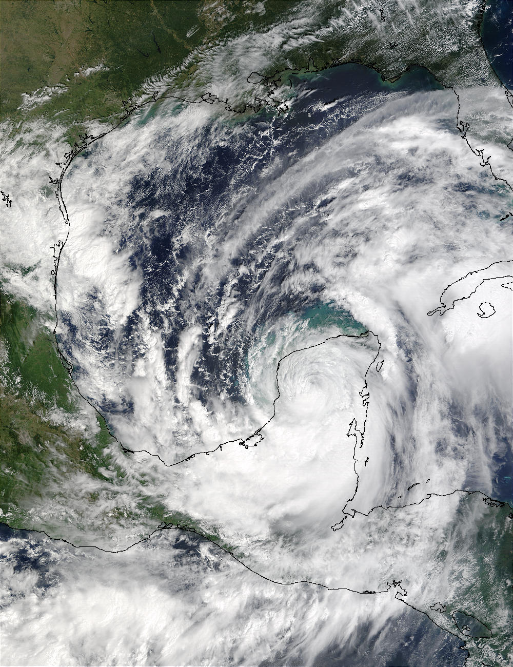 Tropical Storm Isidore over Yucatan Peninsula - related image preview