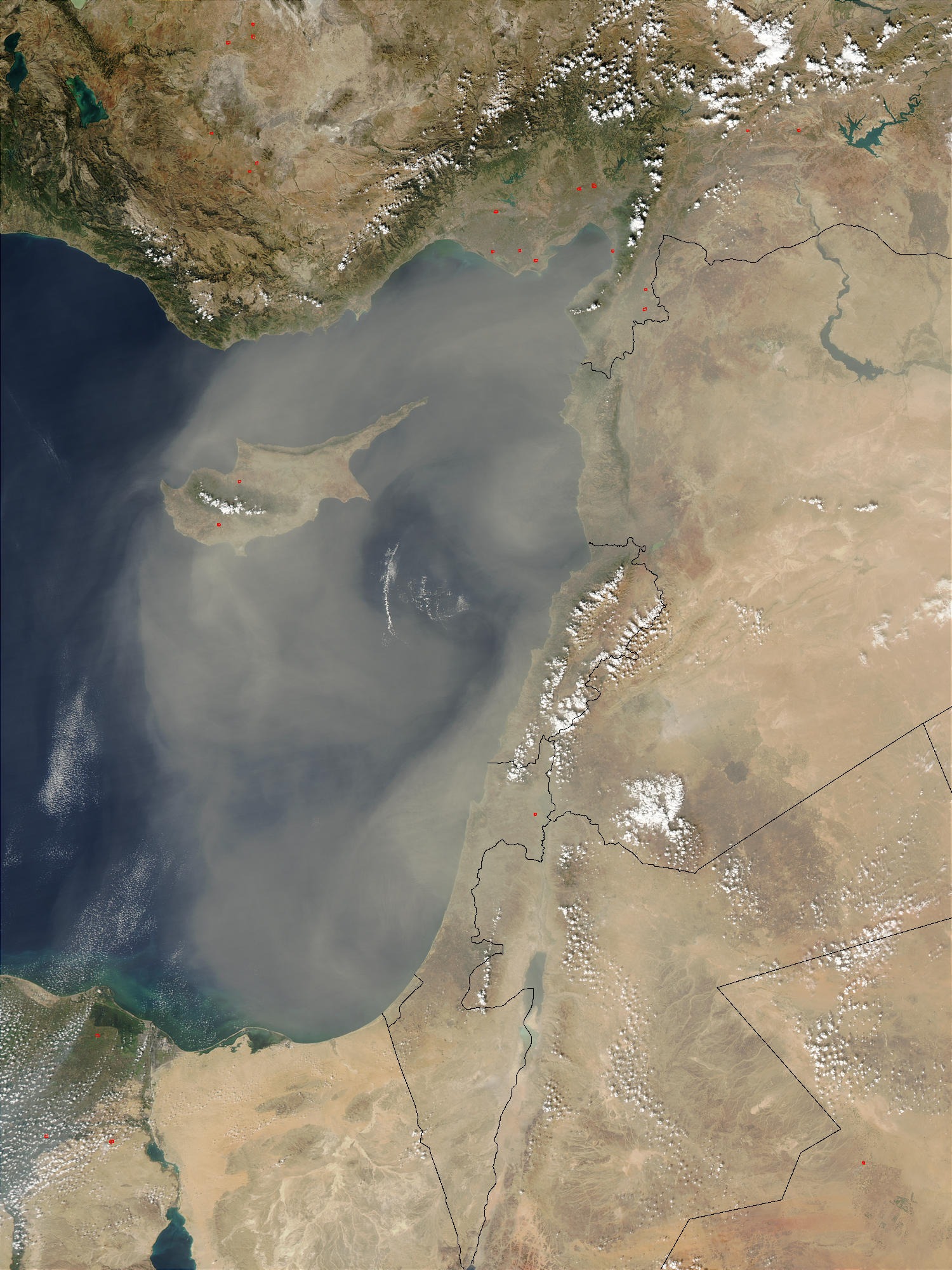 Dust storm over Cyprus - related image preview