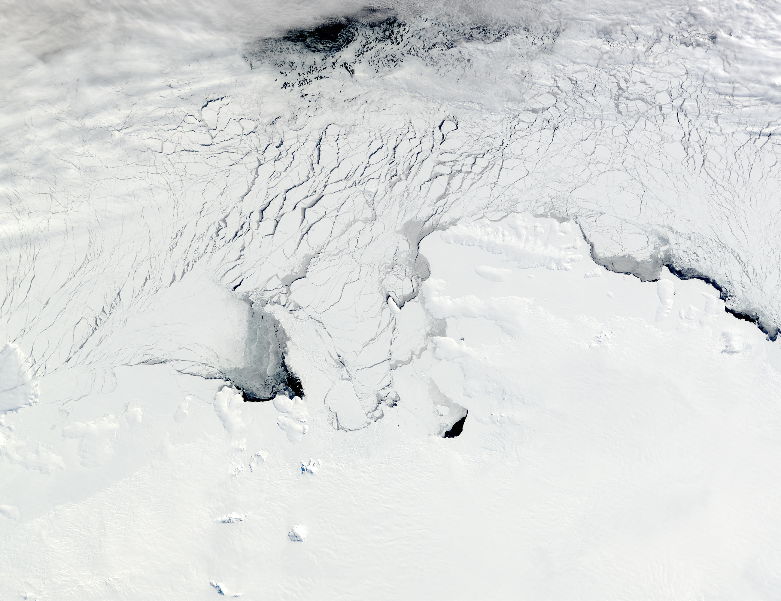 Amundsen Sea and Bellingshausen Sea, Antarctica